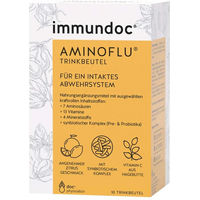 Produktbild von Immundoc Aminoflu Biotic Trinkgranulat Pulver vegetarisch glutenfrei laktosefrei für Erwachsene