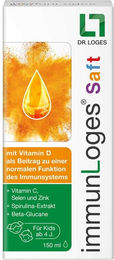 immunLoges Saft für Kinder mit Vitamin C und Zink ohne Zusatzstoffe 150 ml – Bild 1 von 3