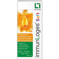 Produktbild von immunLoges Saft für Kinder mit Vitamin C und Zink ohne Zusatzstoffe 150 ml
