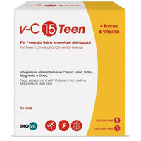 Produktbild von Imopro V C 15 Teen Mineralstoff-Komplex für Heranwachsende, 24 Sticks, zuckerfrei, glutenfrei, laktosefrei