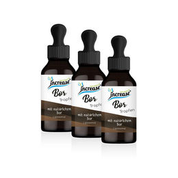 Increase Liposomale Bor Tropfen hochdosiert mit MCT Öl vegan und laktosefrei 60 ml – Bild 1 von 2