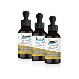 Increase Liposomale Eisen und Vitamin C Tropfen mit Eisen Bisglycinat, vegan und laktosefrei für Sportler, 180 ml – Bild 1 von 2
