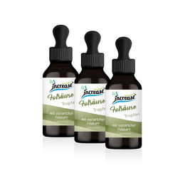 Increase Liposomale Folsäure Tropfen Vegan 1000µg pro Tag 3x60ml – Bild 1 von 2