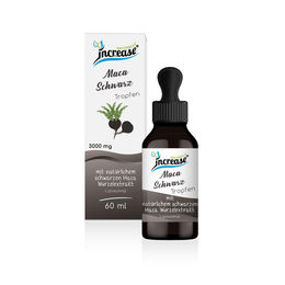 Increase Liposomale Maca Schwarz Tropfen 60 ml vegan und laktosefrei – Bild 1 von 3