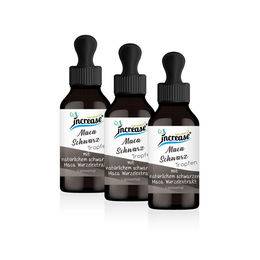 Increase Liposomale Maca Schwarz Tropfen hochdosiert mit MCT Öl laktosefrei 3x 60 ml – Bild 1 von 2