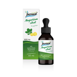 Increase Liposomale Magnesiumcitrat Tropfen hochdosiert vegan laktosefrei 60 ml – Bild 1 von 1