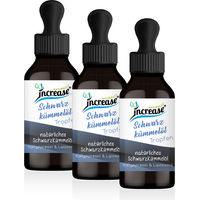 Produktbild von Increase Liposomale Schwarzkümmelöl Tropfen hochdosiert mit MCT Öl vegan und laktosefrei 60 ml