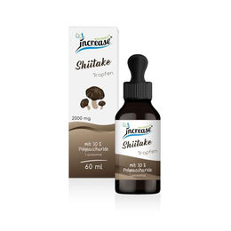 Increase Liposomale Shiitake Tropfen Vegan 60 ml – Bild 1 von 2