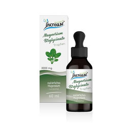Increase Magnesium Bisglycinat Tropfen 60 ml vegan und laktosefrei – Bild 1 von 2