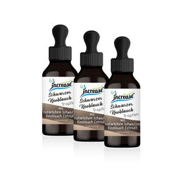 increase NATURALLY Liposomaler Schwarzer Knoblauch Tropfen hochdosiert mit 2000 mg pro Tag vegan und ohne Zusatzstoffe 180 ml – Bild 1 von 3
