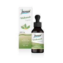 Increase Weihrauch Tropfen vegan laktosefrei 60 ml mit 3000 mg Boswellia pro Tagesdosis – Bild 1 von 1
