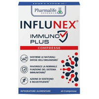 Produktbild von Influnex Immuno Plus von Pharmalife Research Kräuter-Komplex Tabletten mit pflanzlichem Ursprung 60 Stück