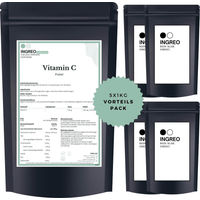 Produktbild von INGREO Essential Ascorbinsäure Vitamin C Pulver ohne Zusatzstoffe 5kg (5x1kg)