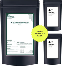 INGREO Essential Calciumascorbat gepuffert Pulver 3kg – Bild 1 von 3