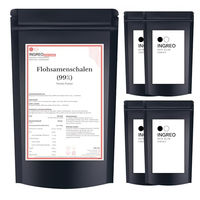 Produktbild von INGREO Essential Flohsamenschalen gemahlen 99% rein extra weiß Pulver glutenfrei und ohne Zusatzstoffe 5kg (5x1kg)