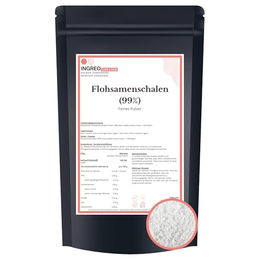 INGREO Essential Flohsamenschalen Pulver 1 kg glutenfrei Low Carb ohne Zusatzstoffe – Bild 1 von 4