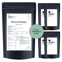 Produktbild von INGREO Essential Marine Kollagen Typ I Pulver ohne Zusatzstoffe 5kg (5x1kg)