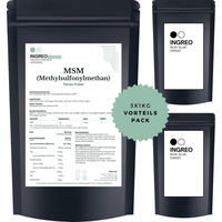Produktbild von INGREO Essential MSM Methylsulfonylmethan Pulver ohne Zusatzstoffe 3kg (3x1kg)