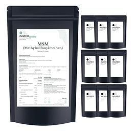 INGREO Essential MSM Pulver Methylsulfonylmethan 10 kg (10x 1 kg) hochrein und ohne Zusatzstoffe – Bild 1 von 3
