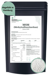 INGREO Essential MSM Pulver Methylsulfonylmethan 500 g ohne Zusatzstoffe – Bild 1 von 4