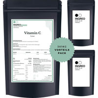 Produktbild von INGREO Essential Vitamin C Pulver Ascorbinsäure ohne Zusatzstoffe 3kg (3x1kg)