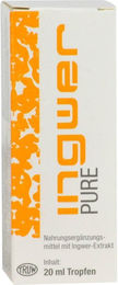 Ingwer PURE Tropfen von Med Pharma Service GmbH 20 ml zuckerfrei glutenfrei laktosefrei – Bild 1 von 2