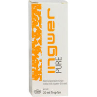 Produktbild von Ingwer PURE Tropfen von Med Pharma Service GmbH 20 ml zuckerfrei glutenfrei laktosefrei