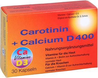 Inkosmia Carotinin + Calcium D 400 Kapseln für Senioren, 30 Stück – Bild 1 von 3