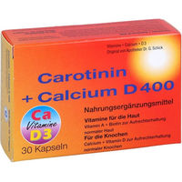 Produktbild von Inkosmia Carotinin + Calcium D 400 Kapseln für Senioren, 30 Stück