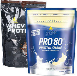 Inkospor Active Pro 80 und Inkospor Whey Protein Set mit Vanille und Schokolade als Pulver – Bild 1 von 1