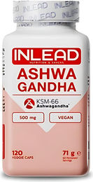 INLEAD Ashwagandha KSM-66 Kapseln vegan 120 Stück – Bild 1 von 4
