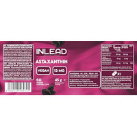 Produktbild von INLEAD Astaxanthin 45 mg Kapseln 60 Stück vegan glutenfrei laktosefrei