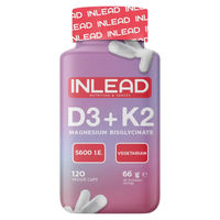 Produktbild von INLEAD Vitamin D3 + K2 + Magnesium vegan 120 Kapseln