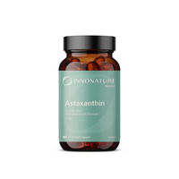 Produktbild von InnoNature Astaxanthin Kapseln 45 mg 90 Kapseln vegan glutenfrei laktosefrei zuckerfrei ohne Zusatzstoffe