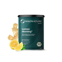 Produktbild von InnoNature Bio Lemon Morning Getränkepulver mit Vitamin C, 150 g, vegan und ohne Zusatzstoffe