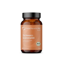 InnoNature Bio Schwarzkümmelöl Kapseln, 120 vegane Kapseln – Bild 1 von 2