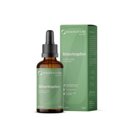 InnoNature Bittertropfen 50ml mit Kräuterauszug aus 9 Kräutern und Grüntee-Extrakt, vegan, zuckerfrei, laktosefrei und ohne Zusatzstoffe – Bild 1 von 2