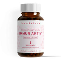 Produktbild von InnoNature Kräuter-Komplex Kapseln mit Acerola und Hagebutte, 60 Kapseln, ohne Zusatzstoffe
