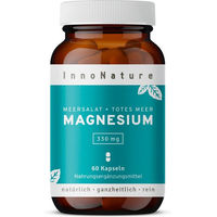 Produktbild von InnoNature Magnesium Oxid Kapseln vegan ohne Gelatine 330 Stück