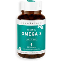 Produktbild von InnoNature Omega 3 Kapseln aus Algenöl vegan