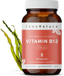 InnoNature Vitamin B12 Kapseln mit Chlorella, 90 Kapseln, vegan – Bild 1 von 4