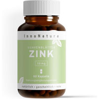 Produktbild von InnoNature Zink Kapseln, vegan, glutenfrei, laktosefrei und zuckerfrei, 60 Kapseln