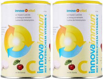 Innova Vital immun C Lutschtabletten mit Acerola und Hagebutte, zuckerfrei, laktosefrei und glutenfrei, 120 Stück – Bild 1 von 1