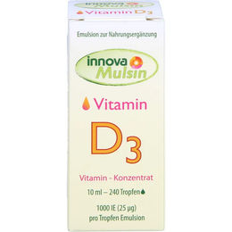 Innova Vital Mulsin Vitamin D3 Emulsion für Kinder 10 ml – Bild 1 von 1