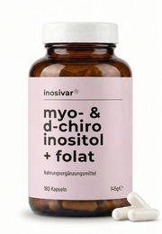 inosivar Myo- & d-chiro-Inositol mit Folsäure Kapseln ohne Zusatzstoffe 180 Stück – Bild 1 von 1
