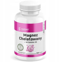 Produktbild von Insport Nutrition Magnesium Bisglycinat Chelat 1600 mg 100 Kapseln vegan für Erwachsene