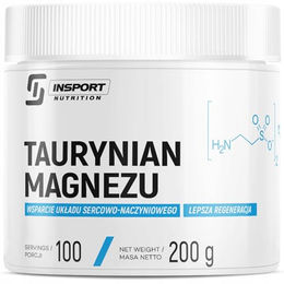 Insport Nutrition Magnesiumtaurat Pulver mit Vitamin B6 für Sportler 200 g – Bild 1 von 2