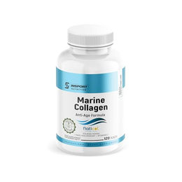 INSPORT Nutrition Marine Collagen Naticol 1800 mg mit Hyaluronsäure und Vitamin C, 120 Kapseln, zuckerfrei und ohne Zusatzstoffe – Bild 1 von 4