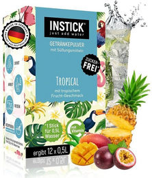 INSTICK Instant-Getränkepulver Tropical Zuckerfrei Vegan mit Vitamin C – Bild 1 von 7