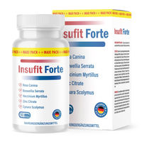 Produktbild von Insufit Forte Kräuter-Komplex Kapseln mit pflanzlichem Ursprung 90 Kapseln